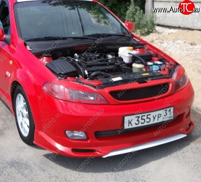 1 249 р. Нижняя планка для накладки переднего бампера CT 1 Chevrolet Lacetti хэтчбек (2002-2013) (Неокрашенная)  с доставкой в г. Владивосток