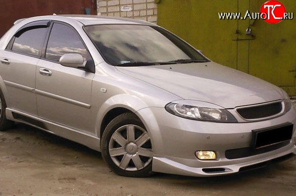 999 р. Реснички на фары M-VRS Chevrolet Lacetti хэтчбек (2002-2013) (Неокрашенные)  с доставкой в г. Владивосток