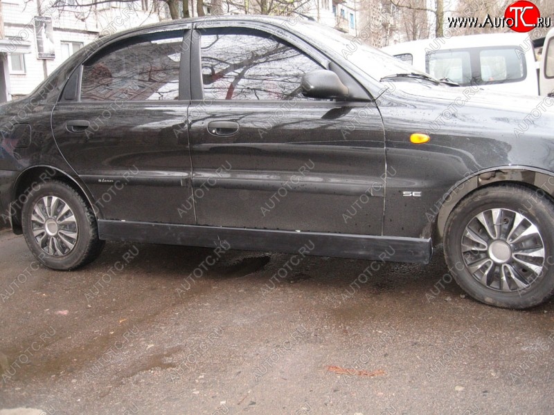 4 499 р. Пороги накладки Miller Daewoo Lanos T100 дорестайлинг, седан (1997-2002) (Неокрашенные)  с доставкой в г. Владивосток