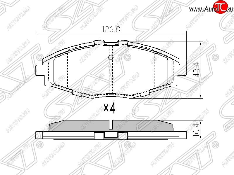 999 р. Колодки тормозные SAT (для диска 236 mm)  Chevrolet Lanos  T100 (2002-2017), Daewoo Nexia  рестайлинг (2008-2015), ЗАЗ Chance ( седан,  хэтчбэк) (2009-2017)  с доставкой в г. Владивосток