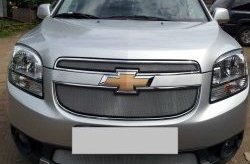 1 539 р. Сетка в решетку радиатора (нижняя) Russtal  Chevrolet Orlando (2011-2018) (хром)  с доставкой в г. Владивосток. Увеличить фотографию 5