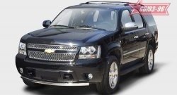 Защита переднего бампера одинарная Souz-96 (d60) Chevrolet Tahoe GMT900 5 дв. (2006-2013)