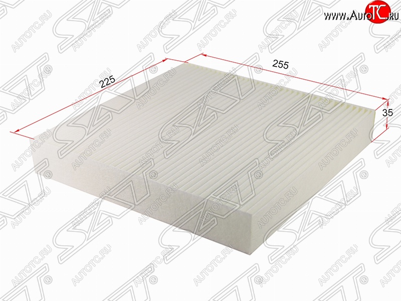 246 р. Фильтр салонный SAT (255х225х35 mm)  CITROEN Berlingo  M59 (2002-2012), CITROEN Xsara ( N0,  N1) (1997-2005), Peugeot Partner  M49/M59 (1997-2008)  с доставкой в г. Владивосток