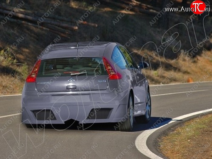 25 899 р. Задний бампер Golardo CITROEN C4  дорестайлинг, хэтчбэк 5 дв. (2004-2008)  с доставкой в г. Владивосток