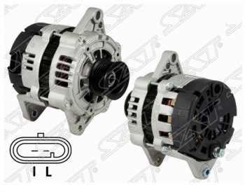 Генератор SAT (12V/85A) Chevrolet Aveo  T200 (2003-2008), Daewoo Kalos (2002-2008)
