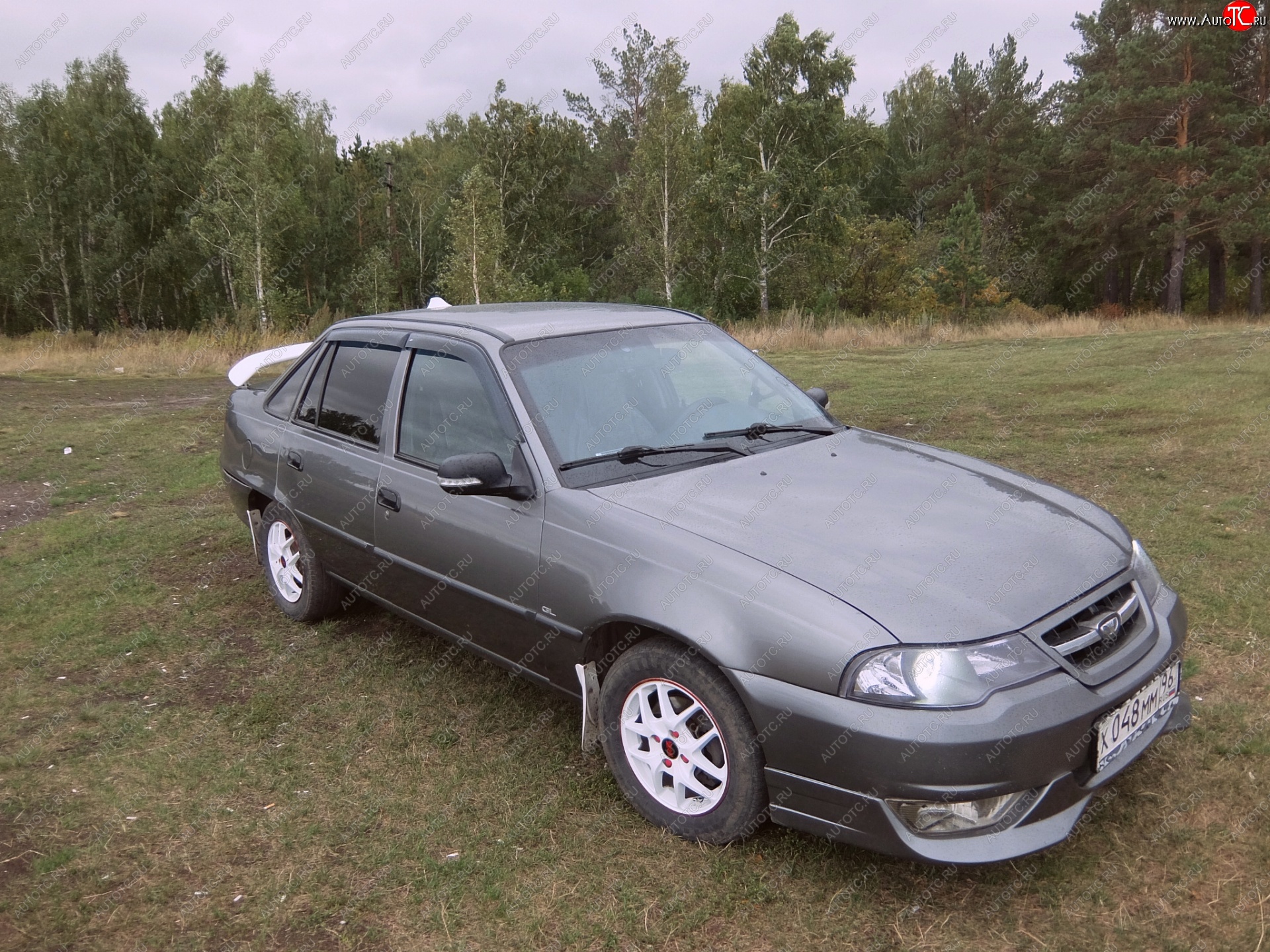 3 649 р. Накладка переднего бампера Sport Daewoo Nexia рестайлинг (2008-2015) (Неокрашенная)  с доставкой в г. Владивосток