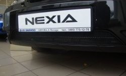 1 339 р. Сетка на бампер Russtal (черная) Daewoo Nexia рестайлинг (2008-2015)  с доставкой в г. Владивосток. Увеличить фотографию 4