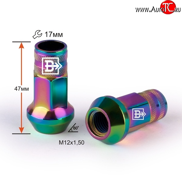 263 р. Колёсная гайка Вектор M12 1.5    с доставкой в г. Владивосток