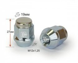 191 р. Колёсная гайка Вектор M12 1.25    с доставкой в г. Владивосток. Увеличить фотографию 1