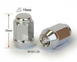 Колёсная гайка Вектор M12 1.25 Лада 2112 купе (2002-2009) 