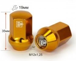 120 р. Колёсная гайка Вектор M12 1.25    с доставкой в г. Владивосток. Увеличить фотографию 1