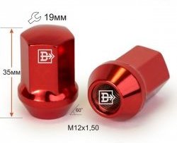 120 р. Колёсная гайка Вектор M12 1.5    с доставкой в г. Владивосток. Увеличить фотографию 1