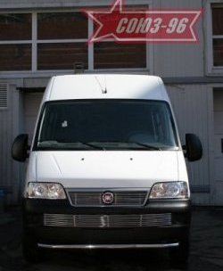 11 564 р. Защита переднего бампера одинарная Souz-96 (d60) Fiat Ducato 250 (2006-2014)  с доставкой в г. Владивосток. Увеличить фотографию 3