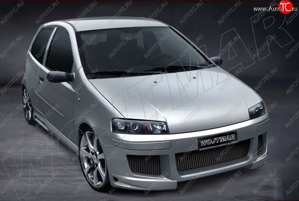 26 999 р. Передний бампер R1 Fiat Punto 188 хэтчбэк 3 дв. дорестайлинг (1999-2003)  с доставкой в г. Владивосток