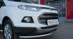 15 649 р. Одинарная защита переднего бампера диаметром 63 мм SLITKOFF  Ford EcoSport (2013-2019) дорестайлинг  с доставкой в г. Владивосток. Увеличить фотографию 2