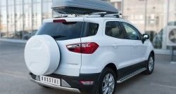 15 649 р. Защита заднего бампера (Ø75x42 мм, нержавейка) Russtal Ford EcoSport дорестайлинг (2013-2019)  с доставкой в г. Владивосток. Увеличить фотографию 4