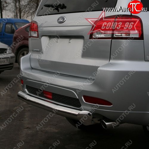 13 229 р. Защита заднего бампера Souz-96 (d76) Ford Escape 2 (2008-2012)  с доставкой в г. Владивосток