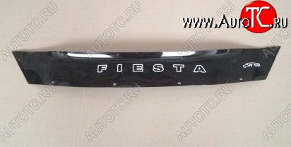 999 р. Дефлектор капота Russtal (короткий) Ford Fiesta 6 хэтчбэк 3 дв. рестайлинг (2012-2019)  с доставкой в г. Владивосток