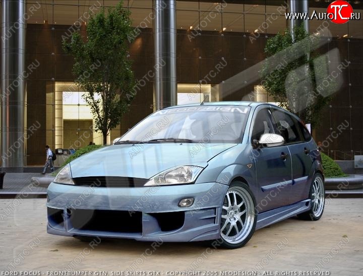 15 199 р. Пороги накладки ST1 Ford Focus 1 седан дорестайлинг (1998-2002)  с доставкой в г. Владивосток