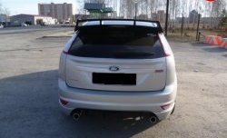 7 599 р. Накладка заднего бампера Loder 1899  Ford Focus  2 (2007-2011) хэтчбэк 3 дв. рестайлинг, хэтчбэк 5 дв. рестайлинг (Неокрашенная)  с доставкой в г. Владивосток. Увеличить фотографию 4