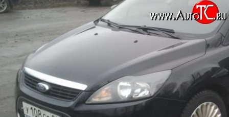 17 999 р. Капот cтандартный SIMYI  Ford Focus 2 хэтчбэк 3 дв. рестайлинг (2007-2011) (неокрашенный)  с доставкой в г. Владивосток