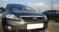 1 399 р. Сетка на бампер Russtal (черная)  Ford Focus  2 (2007-2011) седан рестайлинг, универсал рестайлинг, хэтчбэк 3 дв. рестайлинг, хэтчбэк 5 дв. рестайлинг  с доставкой в г. Владивосток. Увеличить фотографию 5