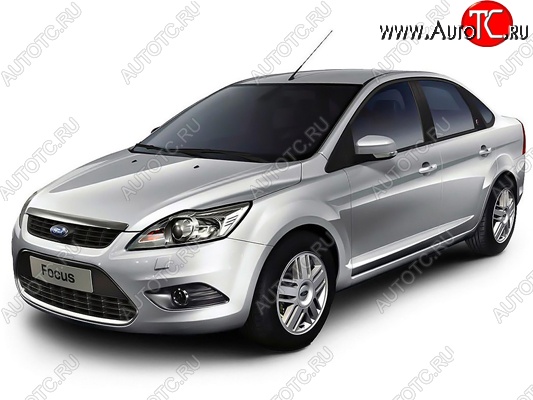 3 659 р. Бампер передний Ford Focus 2 седан рестайлинг (2007-2011) (Окрашенный)  с доставкой в г. Владивосток