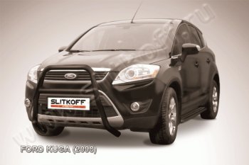 Кенгурятник d57 Slitkoff (высокий, с перемычкой) Ford (Форд) Kuga (Куга)  1 (2008-2013) 1