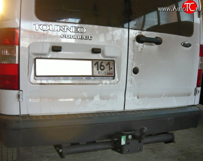 8 799 р. Фаркоп Лидер Плюс (до 1200 кг) Ford Tourneo Connect дорестайлинг (2002-2007) (Без электропакета)  с доставкой в г. Владивосток