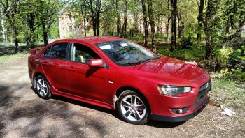 579 р. Реснички на фары Style Mitsubishi Lancer 10 седан рестайлинг (2011-2017) (Неокрашенные)  с доставкой в г. Владивосток. Увеличить фотографию 7