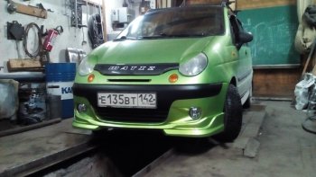 3 999 р. Накладка переднего бампера Sport-Line Daewoo Matiz M100 дорестайлинг (1998-2000)  с доставкой в г. Владивосток. Увеличить фотографию 2