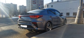 8 499 р. Пластиковые пороги Kudos KIA Rio 4 FB дорестайлинг седан (2016-2020) (Неокрашенные)  с доставкой в г. Владивосток. Увеличить фотографию 3