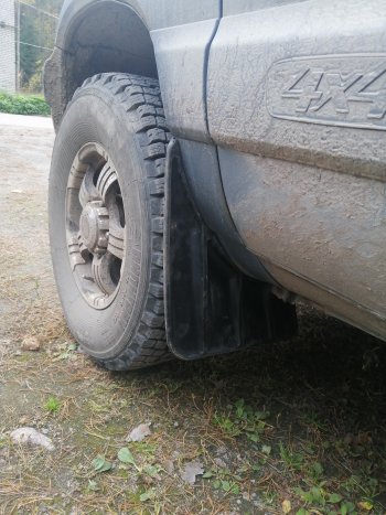 899 р. Передние широкие брызговики Лидер  Chevrolet Niva  2123 (2002-2008), Лада 2123 (Нива Шевроле) (2002-2008)  с доставкой в г. Владивосток. Увеличить фотографию 12