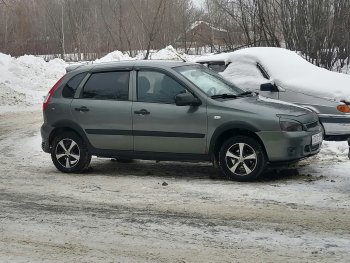 979 р. Арки крыльев Автостайл™ (декоративные, под установку с порогами, имеющие заходы на заднюю арку) Лада Калина 1119 хэтчбек (2004-2013) (Поверхность шагрень)  с доставкой в г. Владивосток. Увеличить фотографию 6