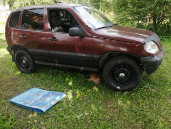 1 189 р. Пороги накладки Autodemic Chevrolet Niva 2123 дорестайлинг (2002-2008) (Текстурная поверхность)  с доставкой в г. Владивосток. Увеличить фотографию 6