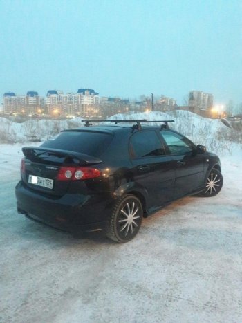 2 569 р. Пороги накладки Атланта Chevrolet Lacetti хэтчбек (2002-2013) (Неокрашенные)  с доставкой в г. Владивосток. Увеличить фотографию 5