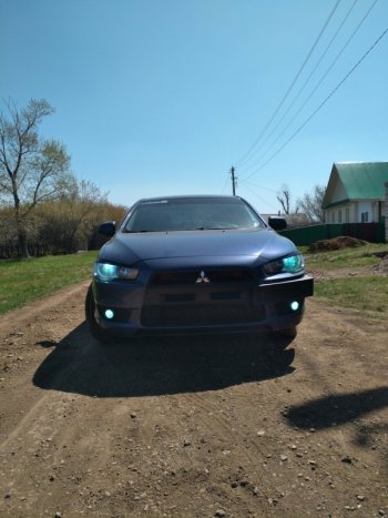 689 р. Центральные воздуховоды Evo на автомобиль Mitsubishi Lancer 10 седан дорестайлинг (2007-2010)  с доставкой в г. Владивосток. Увеличить фотографию 5