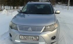 2 849 р. Накладка переднего бампера Sport Mitsubishi Outlander XL (CW)  дорестайлинг (2005-2009) (Неокрашенная)  с доставкой в г. Владивосток. Увеличить фотографию 8