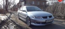 869 р. Комплект широких ресничек Evo V2 Mitsubishi Lancer 9 CS седан 1-ый рестайлинг (2003-2005) (Неокрашенные)  с доставкой в г. Владивосток. Увеличить фотографию 4