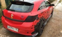 2 969 р. Комплект накладок на задний бампер Global Tuning Opel Astra H GTC хэтчбек 3 дв. дорестайлинг (2004-2006) (Неокрашенная)  с доставкой в г. Владивосток. Увеличить фотографию 7