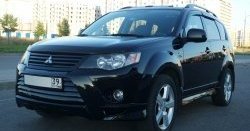 2 849 р. Накладка переднего бампера Sport Mitsubishi Outlander XL (CW)  дорестайлинг (2005-2009) (Неокрашенная)  с доставкой в г. Владивосток. Увеличить фотографию 12