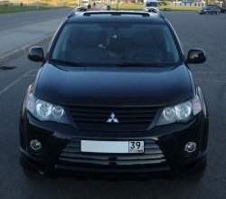 2 849 р. Накладка переднего бампера Sport Mitsubishi Outlander XL (CW)  дорестайлинг (2005-2009) (Неокрашенная)  с доставкой в г. Владивосток. Увеличить фотографию 13