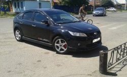 2 679 р. Пороги накладки Снайпер Ford Focus 2 универсал дорестайлинг (2004-2008) (Неокрашенные)  с доставкой в г. Владивосток. Увеличить фотографию 2