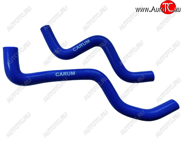 1 149 р. Патрубки радиатора печки (отв/подвод силикон) CARUM  ГАЗ ГАЗель  2705,Бизнес (2010-2025) 2-ой рестайлинг цельнометаллический фургон (комплект 2 шт.)  с доставкой в г. Владивосток