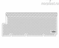 1 679 р. Коврик салонный Norplast (задний)  ГАЗ ГАЗель  2705 (1995-2010) дорестайлинг цельнометаллический фургон, 1-ый рестайлинг цельнометаллический фургон (Черный)  с доставкой в г. Владивосток. Увеличить фотографию 2