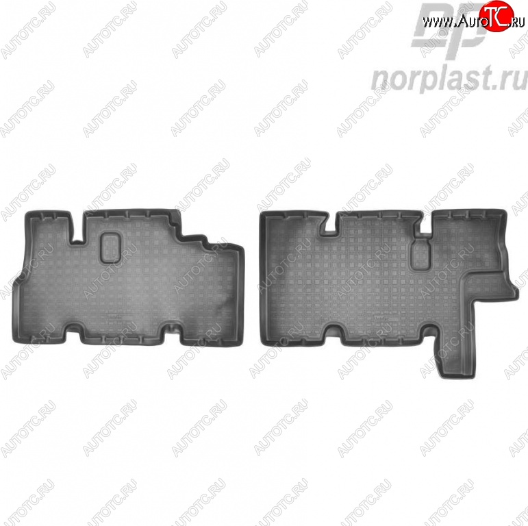 1 679 р. Коврики салона Norplast Unidec (с доп. отопителем 2-го ряда) ГАЗ ГАЗель Next A62,А65 автобус (2016-2025) (Цвет: черный)  с доставкой в г. Владивосток