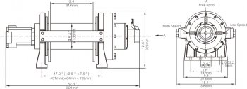 252 999 р. Лебёдка гидравлическая Runva 20000 lbs 9072 кг ГАЗ maxus (2004-2008)  с доставкой в г. Владивосток. Увеличить фотографию 2