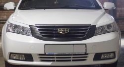 849 р. Реснички на фары Кураж Geely Emgrand EC7 седан дорестайлинг (2009-2016) (Неокрашенные)  с доставкой в г. Владивосток. Увеличить фотографию 2