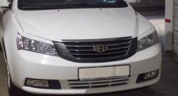 849 р. Реснички на фары Кураж Geely Emgrand EC7 седан дорестайлинг (2009-2016) (Неокрашенные)  с доставкой в г. Владивосток. Увеличить фотографию 3