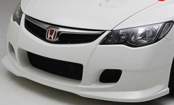 18 999 р. Передний бампер INGS Extreem  Honda Civic  FD (2005-2011) седан дорестайлинг, седан рестайлинг (Неокрашенный)  с доставкой в г. Владивосток. Увеличить фотографию 2